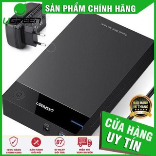 Box ổ cứng SATA 3.5, 2.5 inch, dài 50cm UGREEN US222 50422 hỗ trợ 10TB, USB 3.0 ✔HÀNG CHÍNH HÃNG ✔