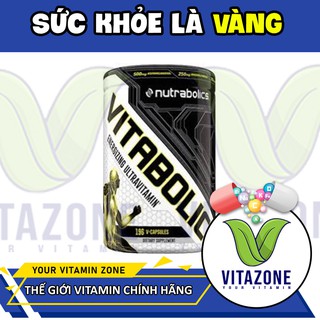 Ultra Vitamin Vitabolic Nutrabolic 196 viên - Vitamin tổng hợp hỗ trợ tăng sức đề kháng và năng lượng sức bền của cơ thể