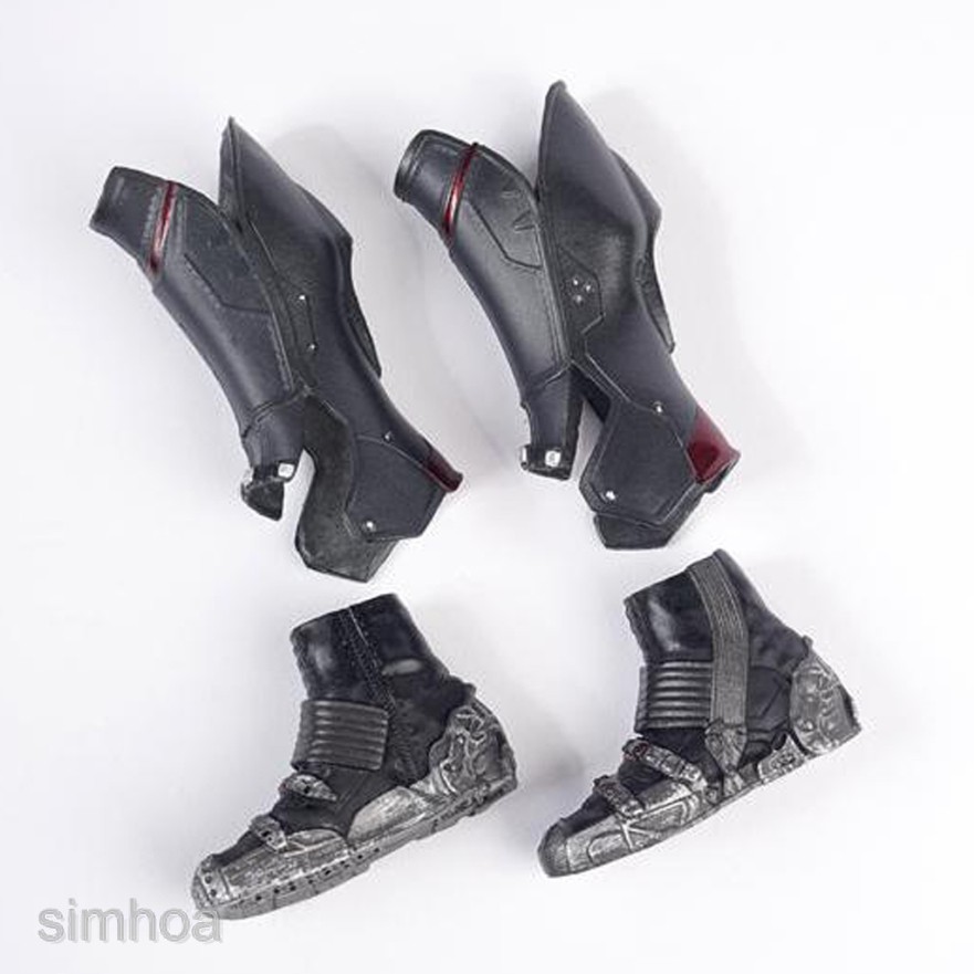 Giày boot tỷ lệ 1 / 6 cho mô hình nhân vật đồ chơi 12 inch