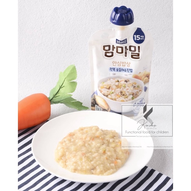 CHÁO ĂN LIỀN MAEIL cho bé