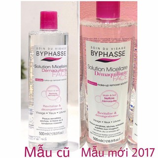 {giá sỉ} Nước Tẩy Trang Byphasse Solution Micerallaire Face 500ml