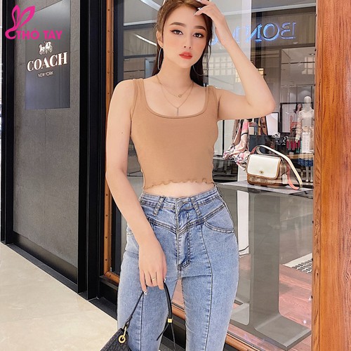[Mã BMBAU50 giảm 7% đơn 99K] Áo Ba Lỗ Nữ Chất Thun Bo Viền Chân Áo - THỎ TÂY | BigBuy360 - bigbuy360.vn