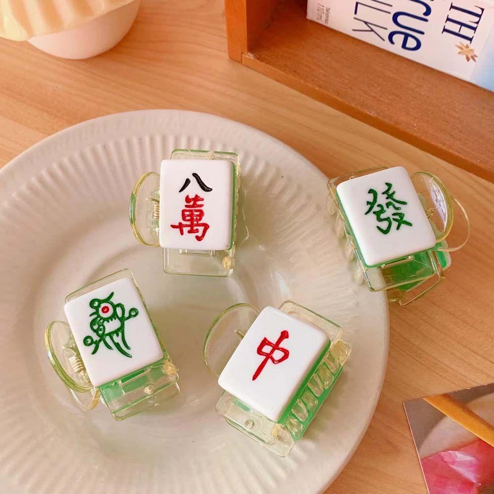 Kẹp Tóc Móng Vuốt Mini Họa Tiết Hoạt Hình Phong Cách Cổ Điển Thời Trang Cho Nữ