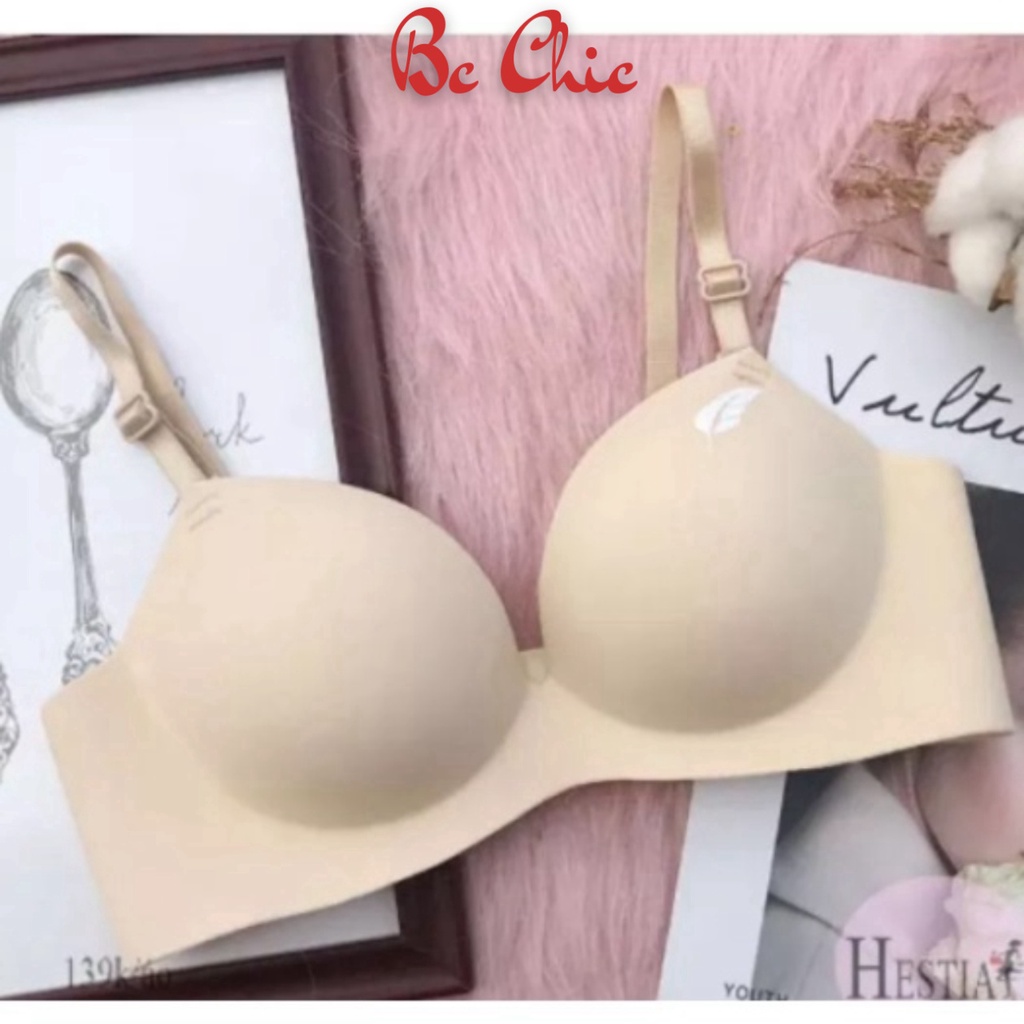 Áo lót nữ, áo ngực nữ su không gọng, đệm dày bàn tay 3cm Lá Liễu BC_CHIC LINGERIE