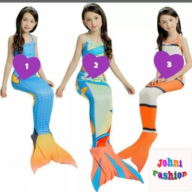 Johnifashion Bộ áo tắm nàng tiên cá Disney cho bé yêu