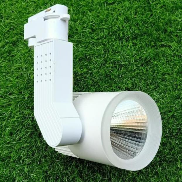 Đèn LED rọi thanh ray, đèn pha ray, đèn led ray, đèn chiếu điểm COB 20w Trắng/Vàng