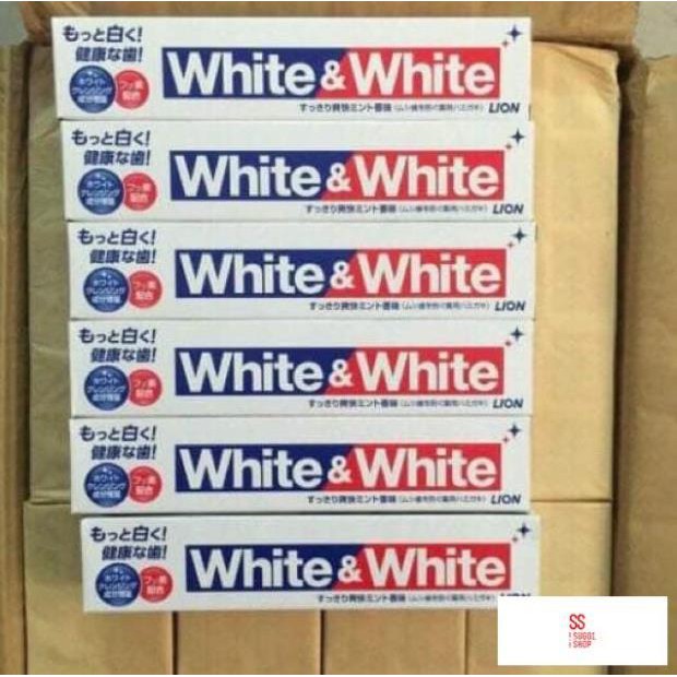 Kem Đánh Răng White And White Lion Nhật Bản 150g