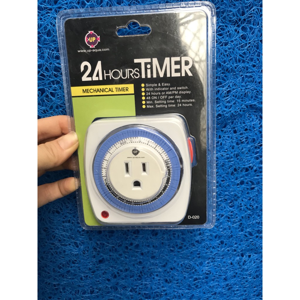 Đồng hồ hẹn giờ chỉnh cơ - timer hẹn giờ thủy canh - timer cơ, ổ cắm hẹn giờ