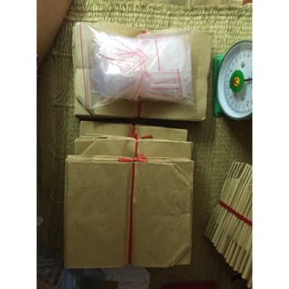 Combo 400 túi giấy gói hàng