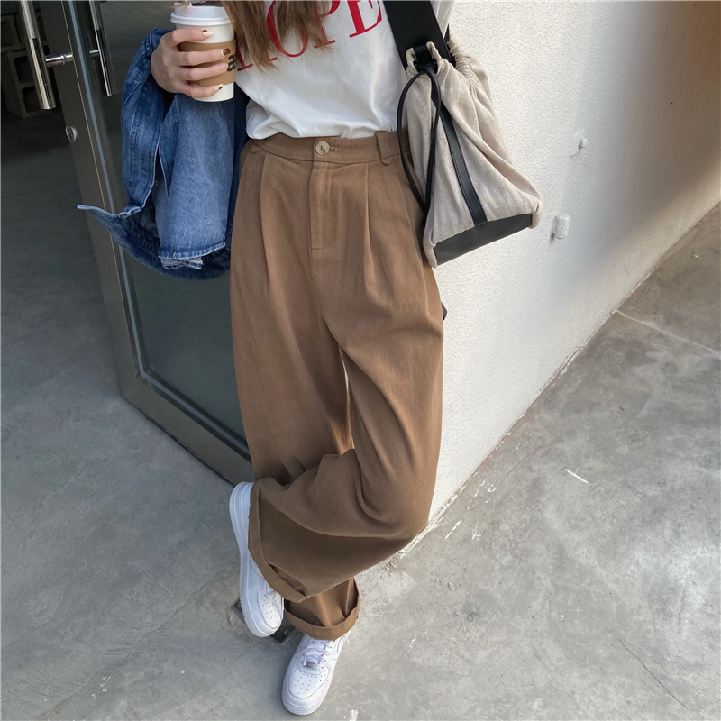 Quần Denim Nữ Lưng Cao Ống Rộng Thời Trang 41941 | BigBuy360 - bigbuy360.vn