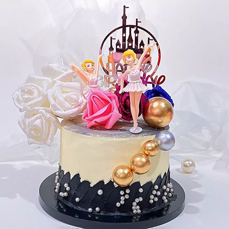 1 Que Cắm Trang Trí Bánh Kem Chữ Happy Birthday