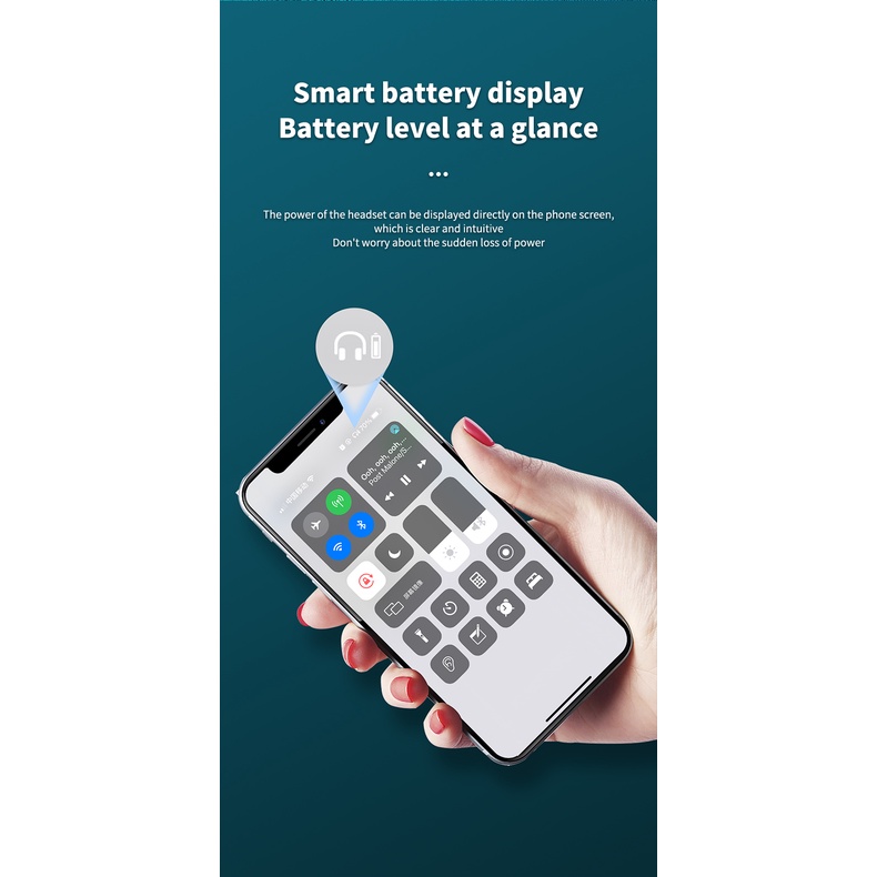 Bộ Tai Nghe Không Dây Bluetooth 5.0 S8 S9 Chống Thấm Nước Có Mic