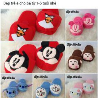 dép thú bông cho bé (size 1-3 tuổi)