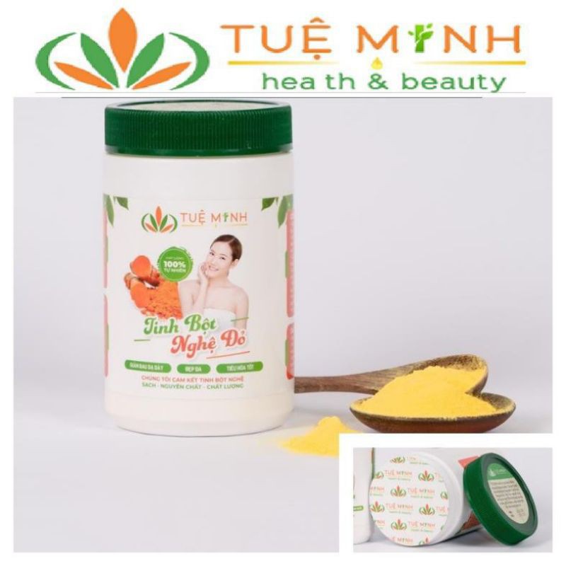 [NGUYÊN CHẤT 100%] 1Kg Tinh Bột Nghệ Đỏ Tuệ Minh Date Mới Nhất 2020