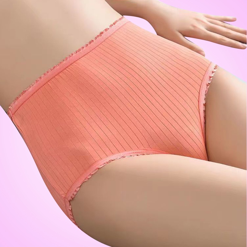 Quần lót nữ cạp cao trơn bigsize 80kg tôn dáng co giãn tốt thấm hút mồ hôi HEYPANG VN028