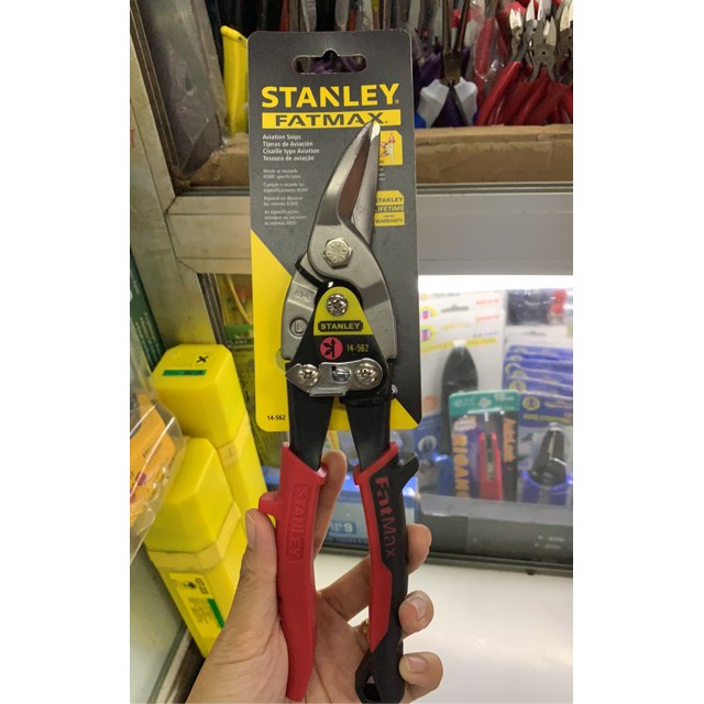 Kéo cắt tôn STANLEY 14-562 mũi cong trái 10" - Fatmax