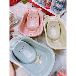 [Haobaby shop] Chậu tắm ếch cao cấp cho bé
