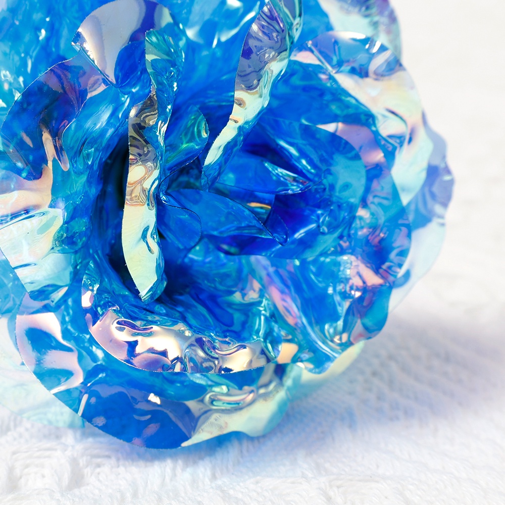 1 Hoa Hồng Giả Mạ Vàng 24K / Hoa Hồng Sáng Tạo Trang Trí Nội Thất