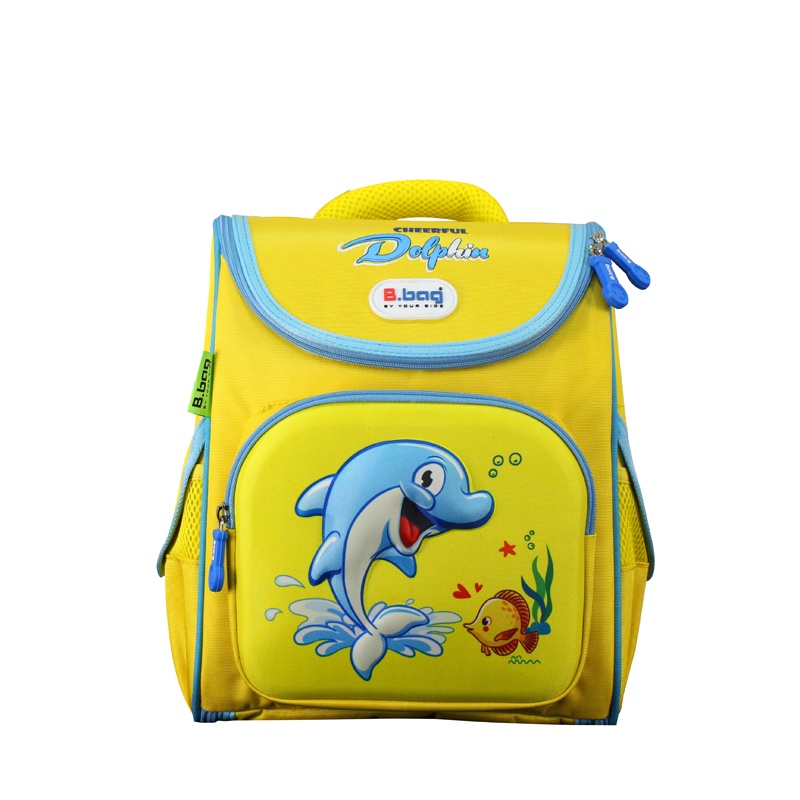 Balo B.Bag chống gù Genius Box F2-Dolphin B-12-107 Vàng