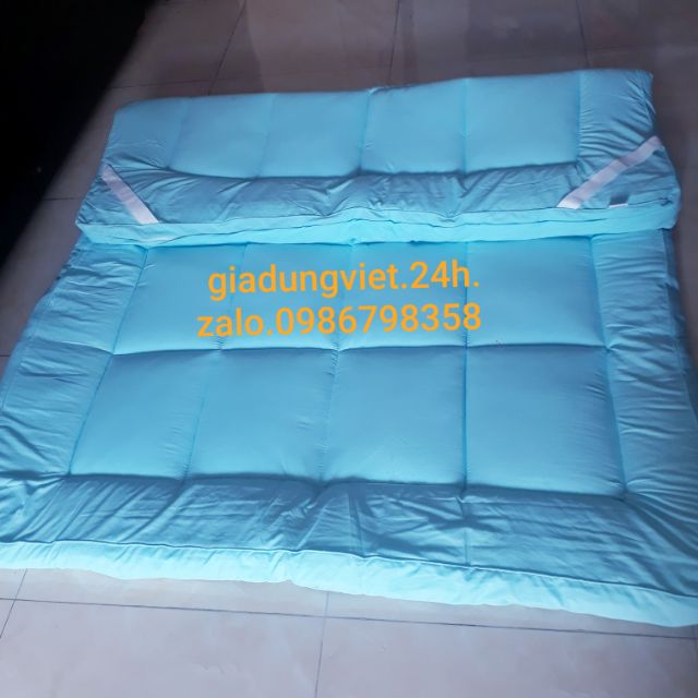 Topper nệm /Nệm trải sàn ngủ gấp gọn[ dày 7~9cm cực êm đạt tiêu chuẩn ks 5*]