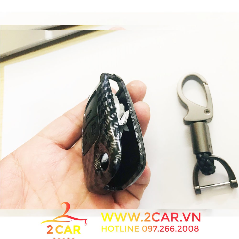 Bao chìa khóa, Ốp khóa CARBON xe Chevrolet Cruze, Spark, lacetti vân cacbon cao cấp