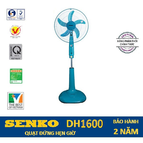 QUẠT ĐỨNG HẸN GIỜ SENKO DH 1600 CỰC MÁT.