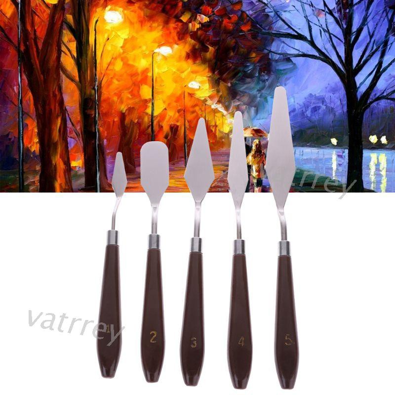 Bộ 5 cọ vẽ tranh sơn dầu chuyên nghiệp