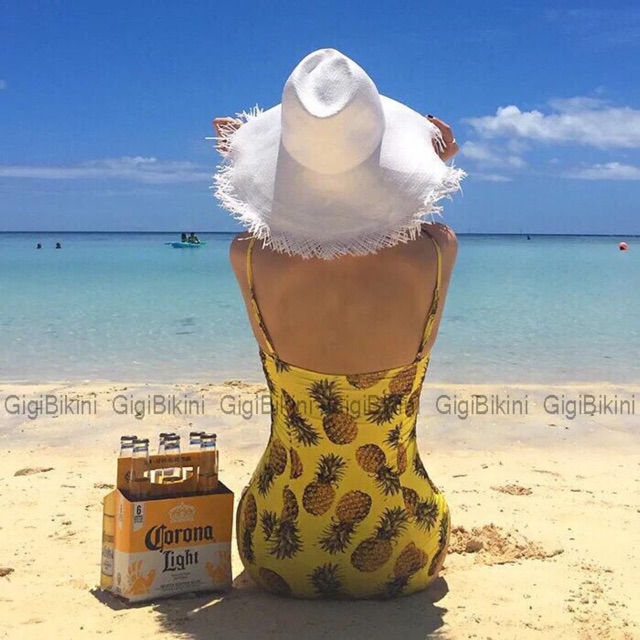 Bikini/ đồ bơi dứa vàng (có sẵn, clip check) | BigBuy360 - bigbuy360.vn