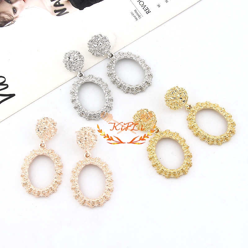 KIFIL Vintage Punk Style Long Earrings for Women