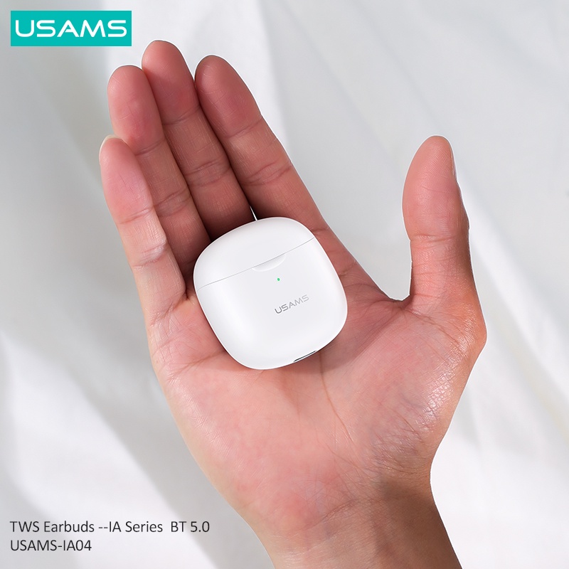 Usams Tai Nghe Nhét Trong Không Dây IA BT Mini TWS Pin 28H Âm Thanh HiFi Stereo Có Thể Điều Khiển Cảm