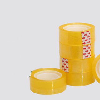 Băng dính vàng bản cuộn 2cm.
