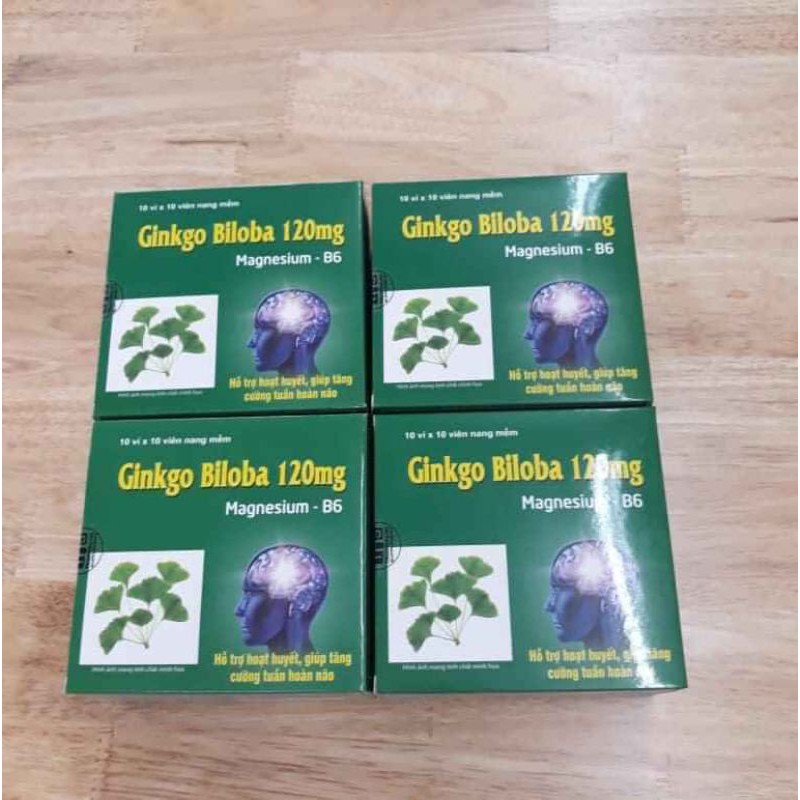 Viên uống bổ não ginkobiloba +B6
