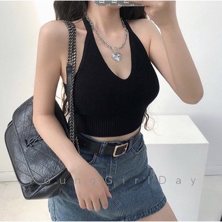 ADORABLE ÁO THUN CỘT CỔ THUN GÂN FREESIZE 🥰🥰🥰