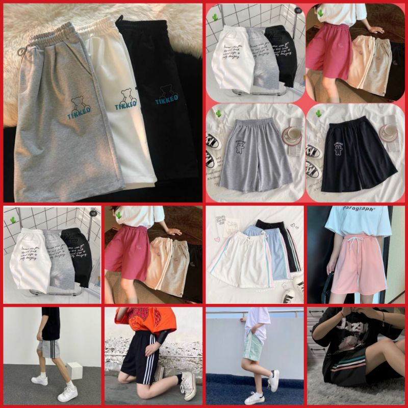 (10 mã) Quần short thun lửng freesize nam nữ.