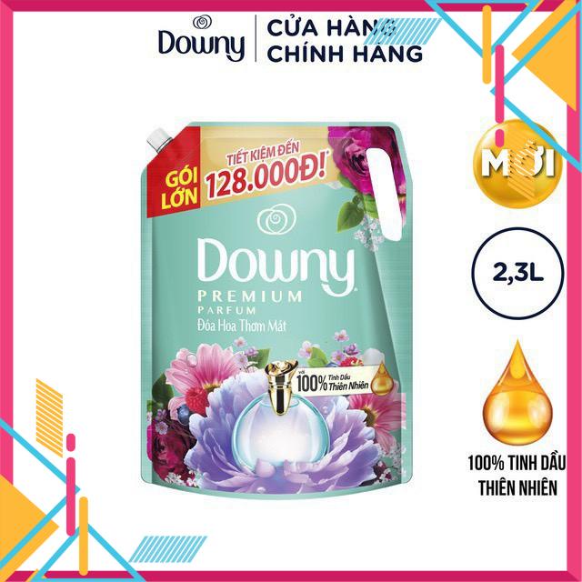 Nước xả vải Downy Đóa hoa thơm mát túi 2.3L