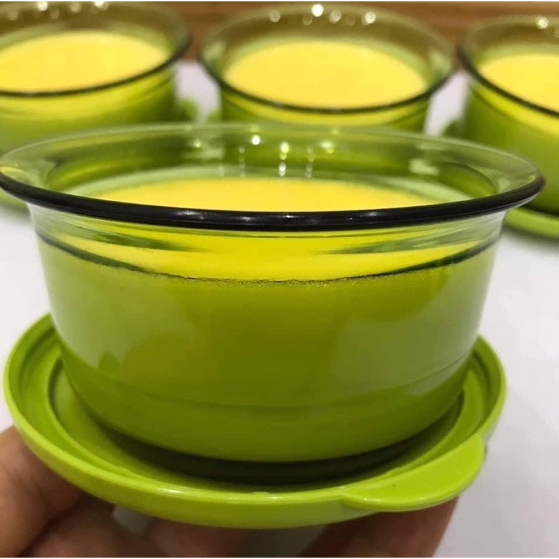 Set 3 Bát Tupperware 150ml Chịu Nhiệt Chuyên Chưng Yến Làm Caramen Sữa Chua, Đựng Đồ Ăn Dặm, Trái Cây Bánh Kẹo