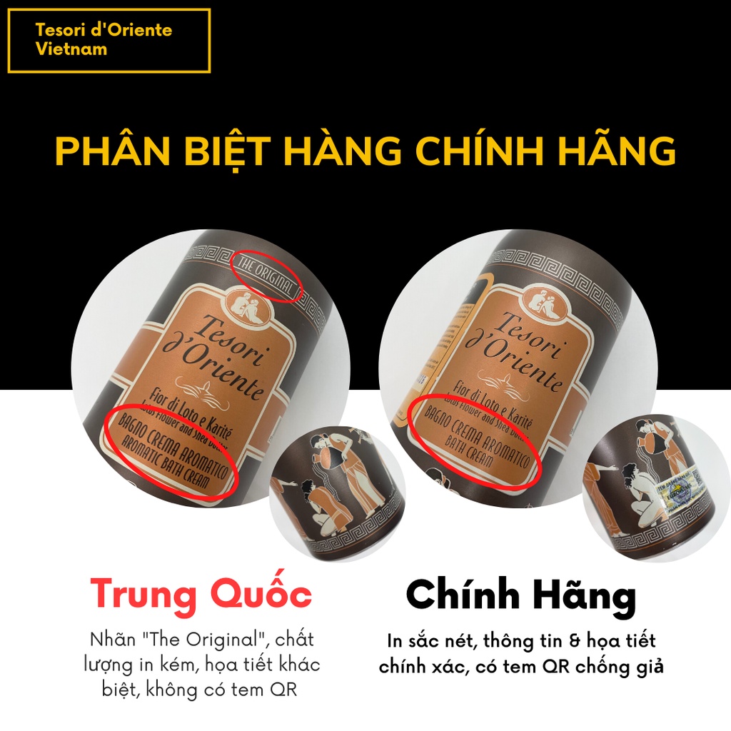 Sữa Tắm Tesori CHÍNH HÃNG Ý Gói 7ml/250ml - Sữa Tắm Nước Hoa Tesori D Oriente Xích Thơm Lâu Hoa Sen, Hoa Hồng  JA
