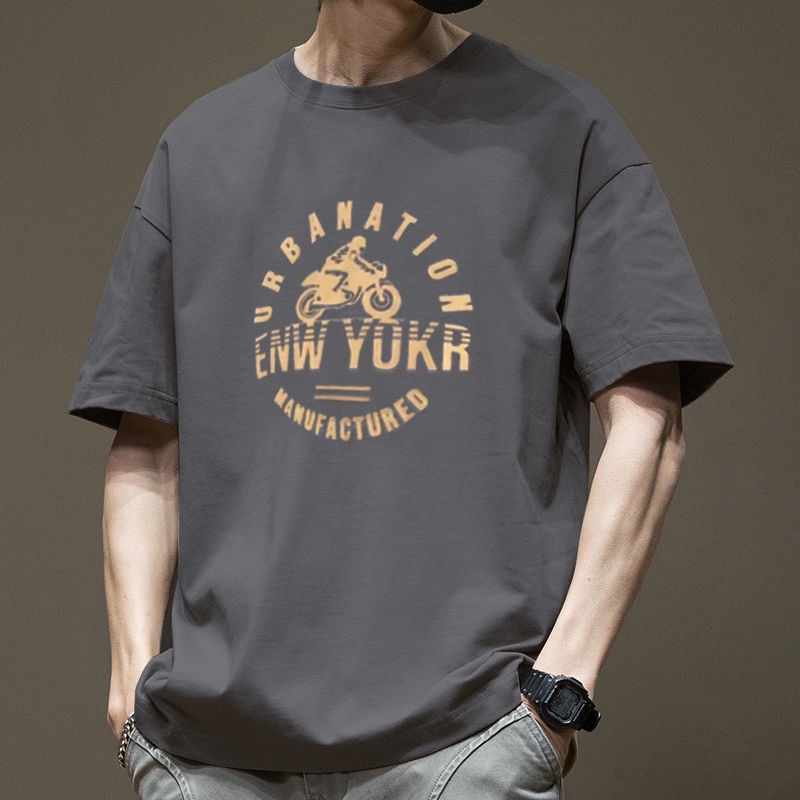 Jerseynike Áo Thun Cotton Tay Ngắn Dáng Rộng Thời Trang Mùa Hè Mới Có Size Lớn Cho Nam
