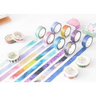 Băng dính trang trí washi tape chủ đề galaxy WA007