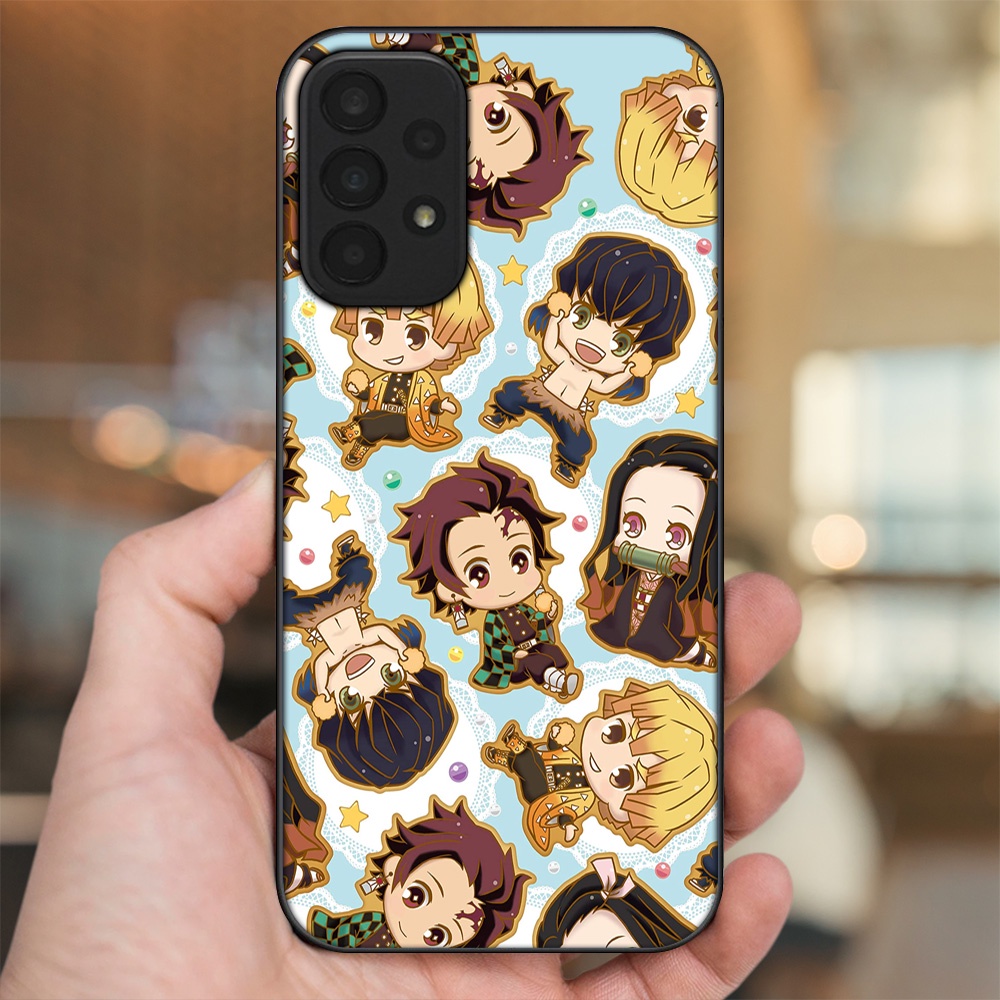 Ốp lưng Samsung A23 viền đen in hình Zenitsu Kimetsu no Yaiba