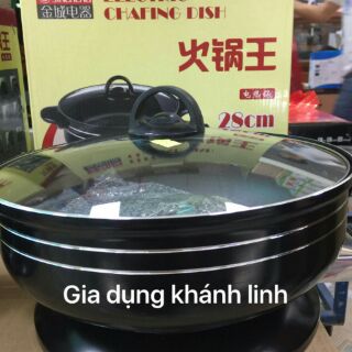 Chảo Lẩu Điện Chống Dính Đa Năng 28cm 30cm