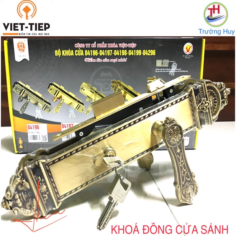 [chính hãng] Khoá cửa ĐỒNG Việt Tiệp 04199 - Bảo hành 3 năm