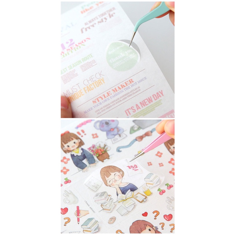 Nhíp hỗ trợ dán hình dán thiết kế đẹp mắt tiện dụng