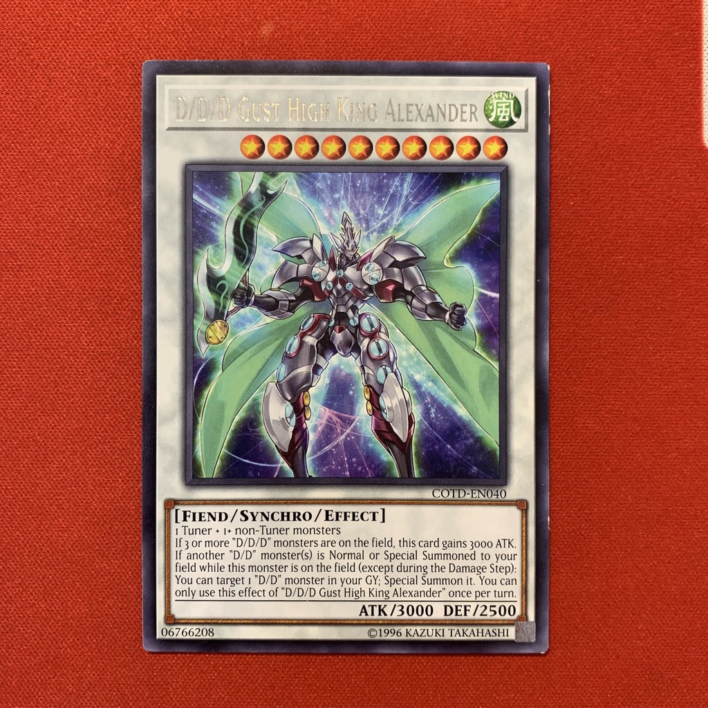 EN]Thẻ Bài Yugioh Chính Hãng] D/D/D Gust High King Alexander