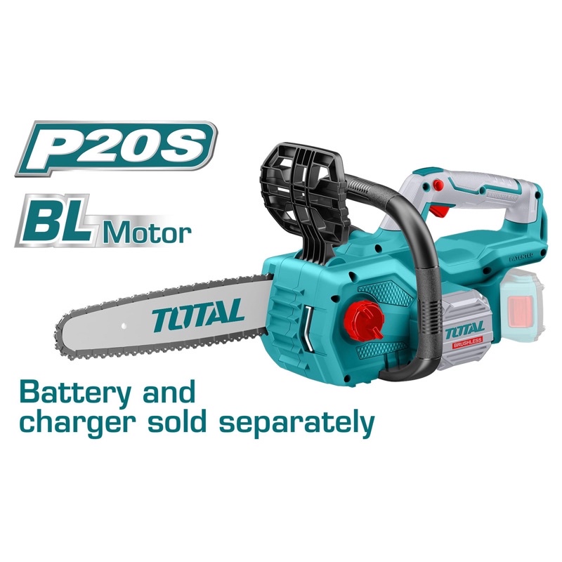 Máy cưa xích dùng pin 20V (Ko chổi than) Total TGSLI20128 (ko bao gồm pin sạc)