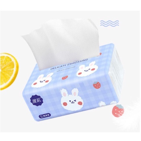 Thùng 40 Gói Giấy Ăn Thỏ Trắng Siêu Dai Siêu Mịn