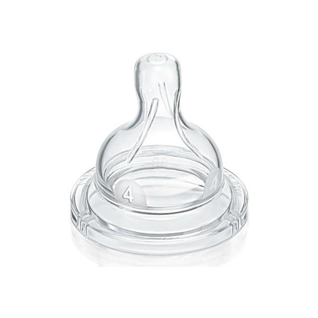 Núm ty thay có lượng sữa chảy nhanh - 4 lỗ (6m+)