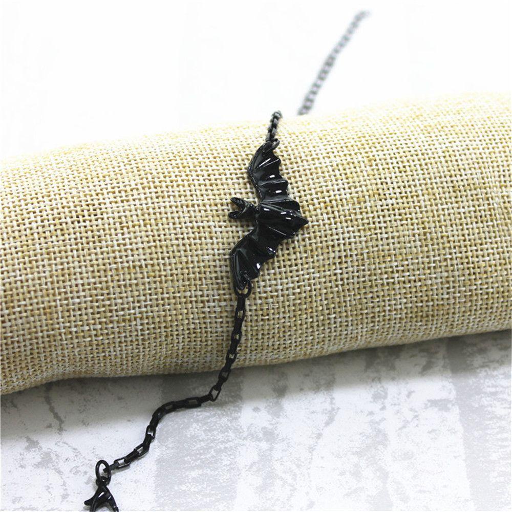 PINEVN Khuyên Tai Hình Dơi Đen Cá Tính Làm Quà Tặng Halloween