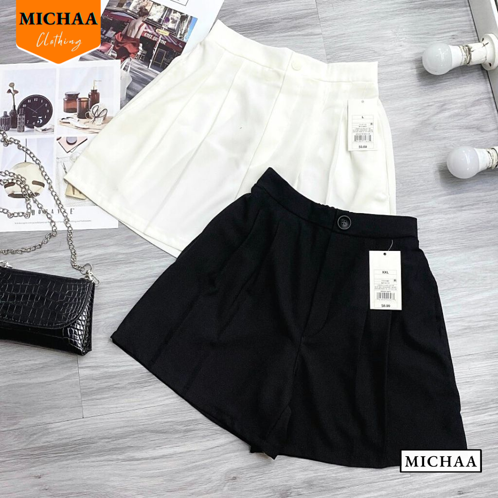 Chân Váy CÀI NÚT Kiểu Giả Váy Ôm Body Chất Tuyết Mưa, Chân Váy Có Lót Trong Lưng Cạp Cao Tôn Dáng Thời Trang MICHAA CV13