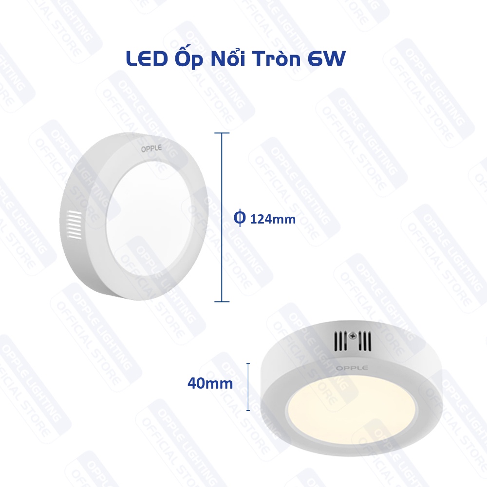 Bộ Đèn Ốp Nổi Tròn OPPLE LED Slim Downlight Ecomax SM - Thiết Kế Đẹp Mắt, Hiệu Suất Sáng Cao